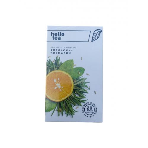 Чай Hello Tea фруктово-травяной Апельсин-Розмарин 20 п